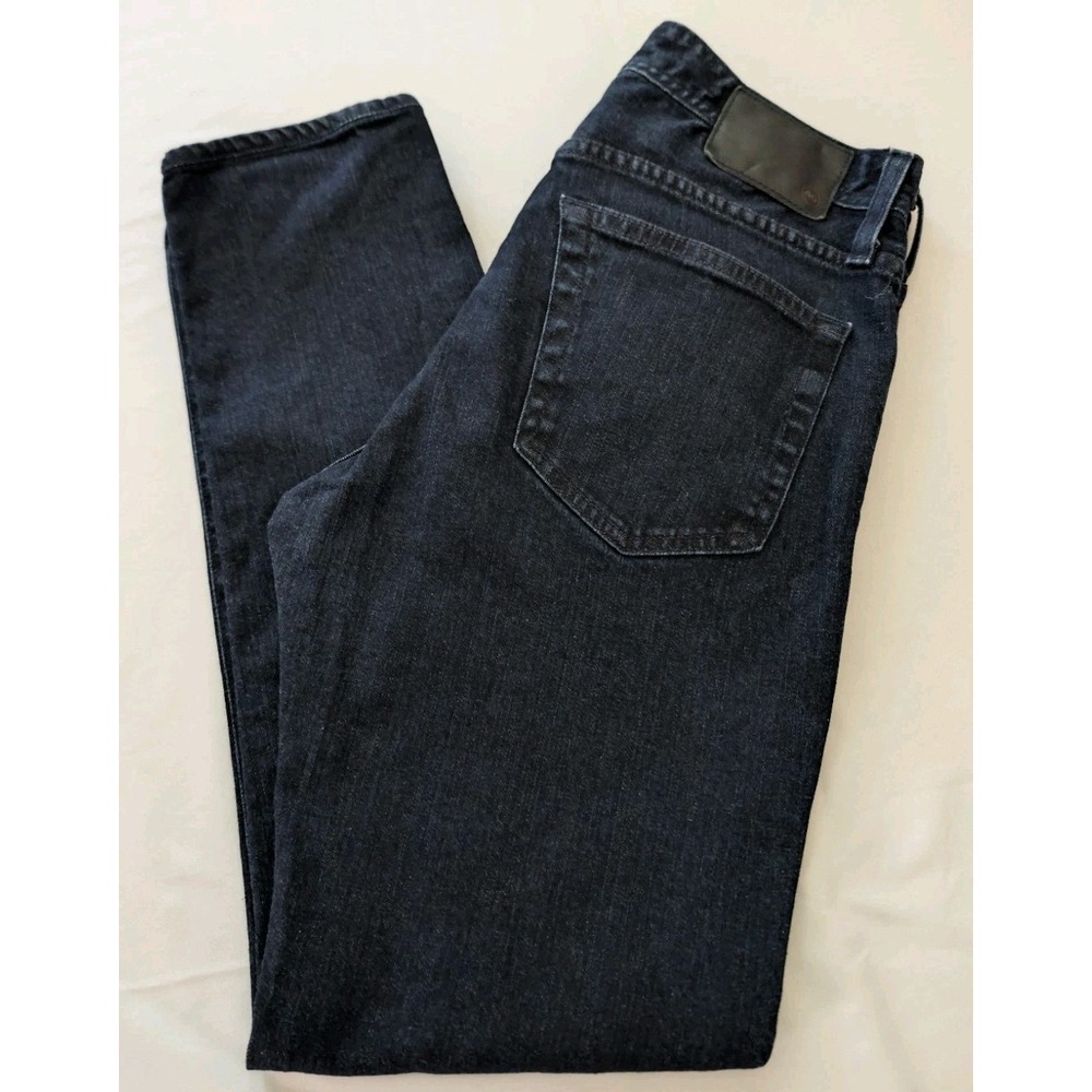AG Adriano Goldschmied Tellis Jeans Slim Fit Dark Wash 31x32 (31) Japanese Denim